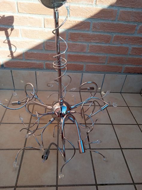 LAMPADARIO METALLO DESIGN MEDUSA - Foto 5