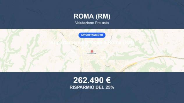 Immobile in asta di 153 m² con più di 5 locali in vendita a Roma