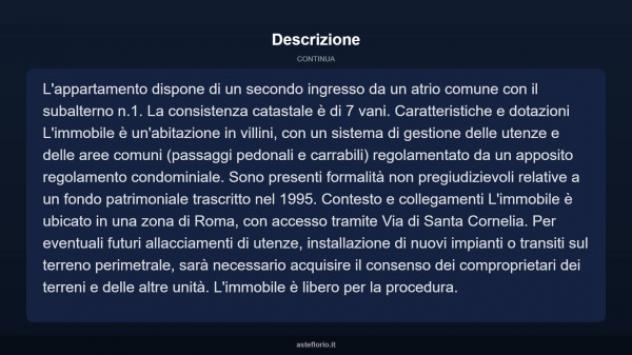 Immobile in asta di 152 m² con più di 5 locali in vendita a Roma - Foto 7