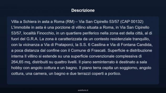 Immobile in asta di 264 m² con più di 5 locali in vendita a Roma - Foto 17