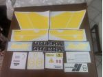 gilera bullit 1 serie giallo e nero kit adesivi nuovi