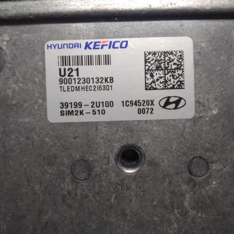 centralina hyundai kefico u21 9001230132KB 39199--2U100 SIM2K--510 - Foto 6