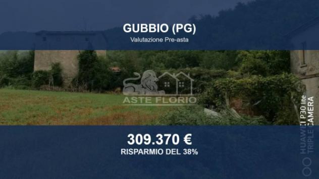 Immobile in asta di 372 m², box auto in vendita a Gubbio