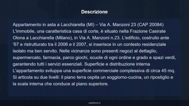 Immobile in asta di 45 m² in vendita a Lacchiarella - Foto 18