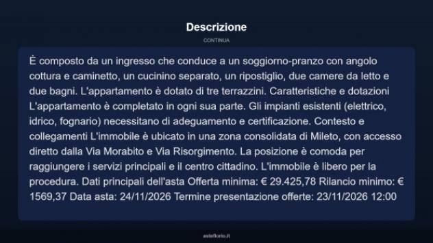 Immobile in asta di 170 m² con più di 5 locali in vendita a Mileto - Foto 4