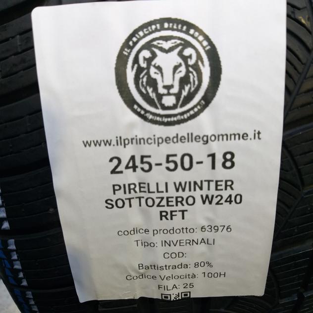 2 GOMME 245 50 18 PIRELLI A63976 - Foto 2