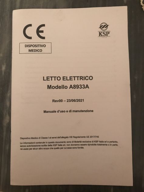LETTO ORTOPEDICO ELETTRICO PER ANZIANI E DISABILI - Foto 2