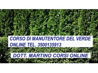 CORSO DI MANUTENTORE DEL VERDE AOSTA ONLINE 180 ORE IN REGIONE VALLE D'AOSTA
