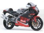 aprilia rs 250 - kit adesivi codone nero diablo