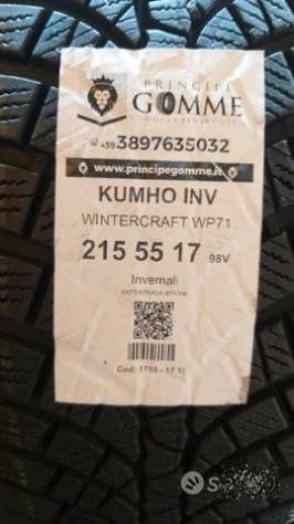 2 gomme 215 55 17 KUMHO A1753 - Foto 2