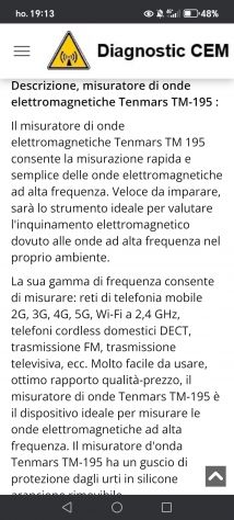 Misuratore di onde elettromagnetiche Tenmars - Foto 3