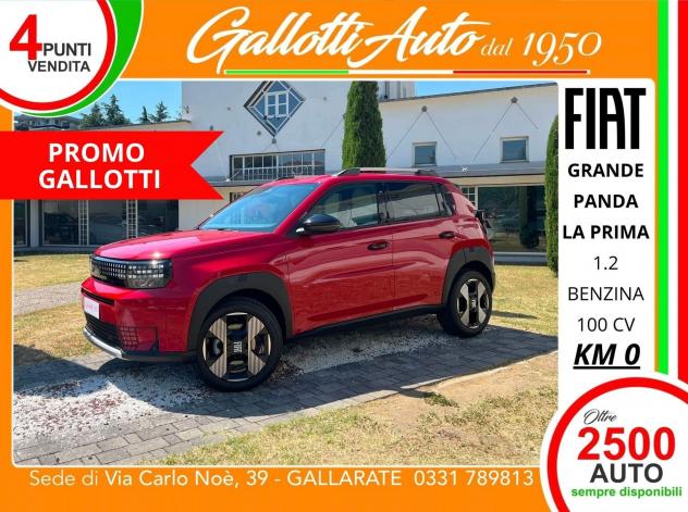 FIAT Grande Panda Benzina La Prima-SENZA VINCOLI DI FINANZIAMENTO