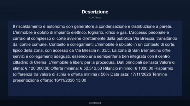Immobile in asta di 128 m² in vendita a Crema - Foto 14
