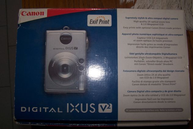 Fotocamera digitale Canon Ixus V2 (LEGGERE) - Foto 4