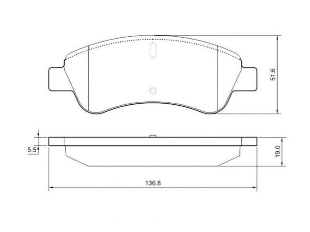 Impianto frenante per Citroen C-Elysee disco pastiglie pinze Ate Elstock Optimal - Foto 2