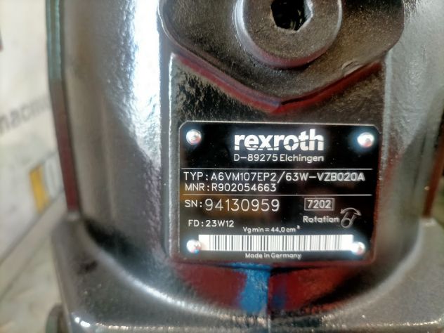 Motore Rexroth A6VM107EP2/63W-VZB020A - Foto 2