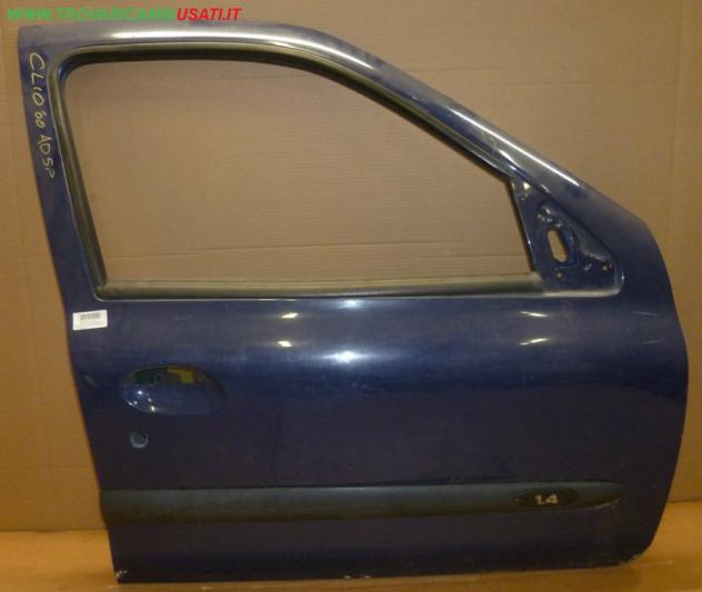 PORTA ANT.D. BLU MET. RENAULT CLIO (C65/B65) Carrozzeria Lamierati esterni Porte Porta ant. dx. RENAULT - CLIO II - 01-01-2004 - 01-01-2006, RENAU