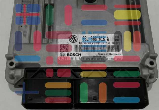 0281016310 03L906018A Seat Ibiza 2.0 centralina motore Bosch