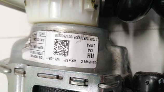 Set 4 cinture anteriore + posteriore + 2 pretensionatori fiat 500x 2015 7356119 - Foto 3