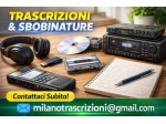 Sbobine, trascrizioni, riassunti, scirttura di tesi, scrittura documenti.