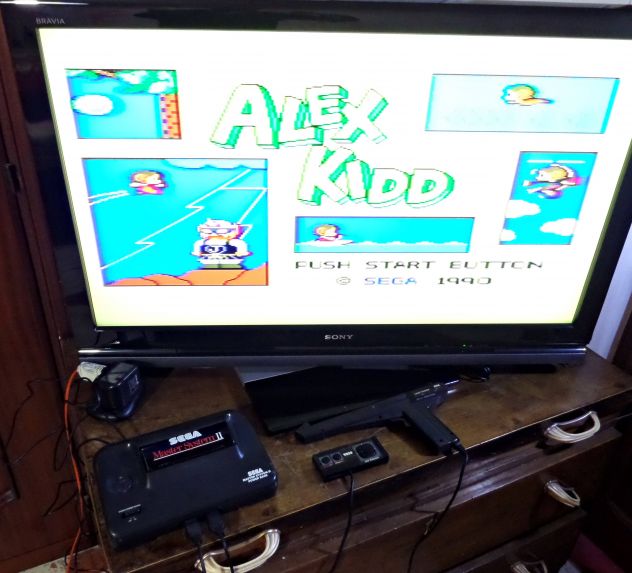 Sega Master System 2 PLUS, Originale vintage anni 90 + lightgun - Foto 3