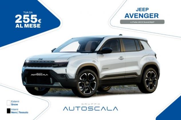 JEEP Avenger 1.2 Turbo 100 CV Summit My27 rif. 24144956