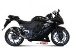 Terminale di scarico Mivv Storm Gp carbonio acciaio per Kawasaki Ninja 250 R SL