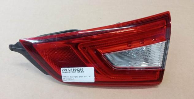 FANALE POST. INT. DX 999-U1304263 Parti elettriche  Fanaleria  Fanali  Fanale post. dx. NISSAN - QASHQAI - 01-02-2014 - 01-08-2017