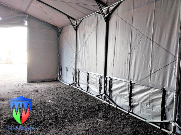 Tendoni coperture tensostrutture 6 x 16 x 3,0 mt a Pistoia - Foto 8