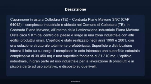Immobile in asta di 31310 m² in vendita a Colledara - Foto 4