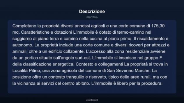 Immobile in asta di 354 m² con più di 5 locali in vendita a San Severino Marche - Foto 13