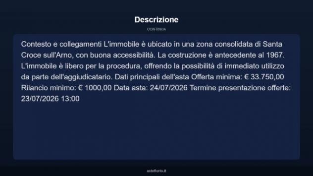 Immobile in asta di 144 m² in vendita a Santa Croce sull'Arno - Foto 8