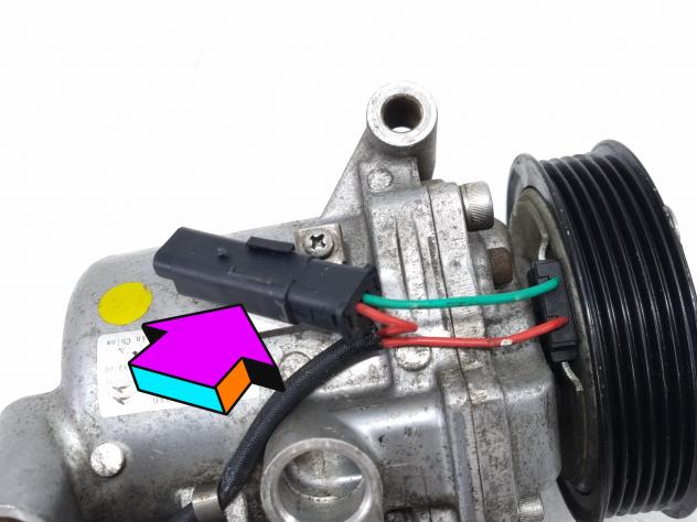 COMPRESSORE A/C CITROEN C3 Serie 9810349980 HNZ (EB2DT) Benzina 1200 (0915) - Foto 12