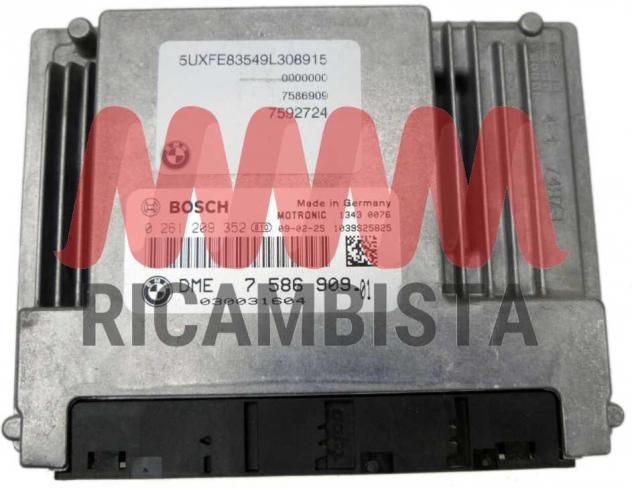 0261209352 BMW X5 E70 centralina motore Bosch