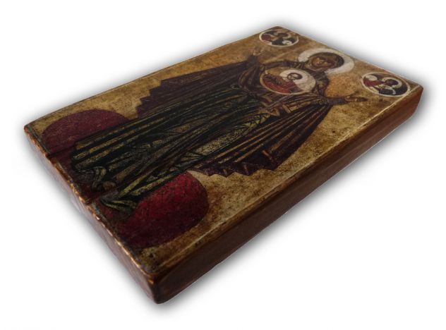 ICONA : La Vergine orante  Yaroslavl, 1218. - Foto 4