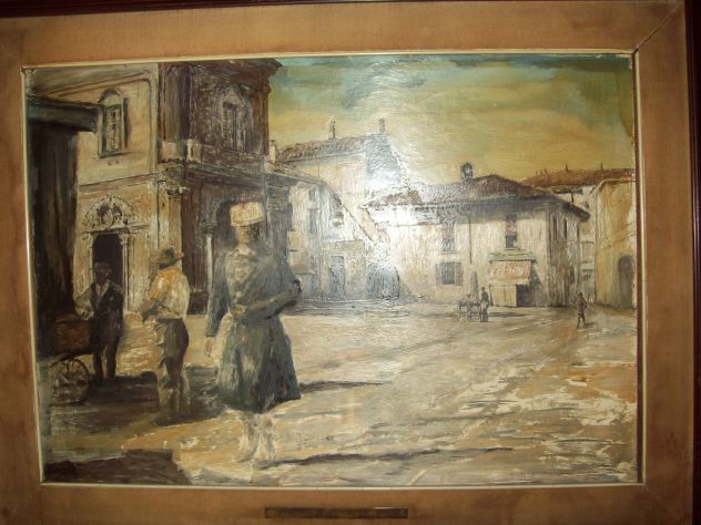 Olio su legno Vecchia Monza. - Foto 5
