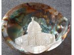 Conchiglia con cattedrale "cupola della roccia"