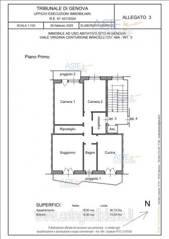 IMMOBILI-IMMOBILE RESIDENZIALE-Viale Virginia Centurione Bracelli 44A/3 - Foto 9