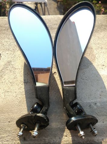 Specchi carbonio coppia interasse 28mm (LEGGERE BENE ANNUNCIO) - Foto 2