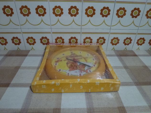 GARFIELD: Orologio da parete MAI usato e sigillato = ESCLUSIVO per COLLEZIONISTI - Foto 4