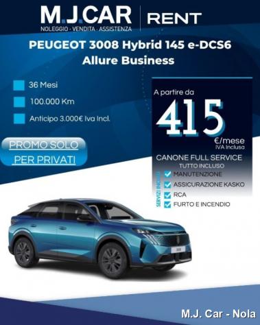 PEUGEOT 3008 Hybrid 145 e-DCS6 Allure Business priv3 rif. 23904629
