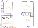 Porzione di casa in vendita a Latignano - Cascina 72 mq  Rif: 1420674
