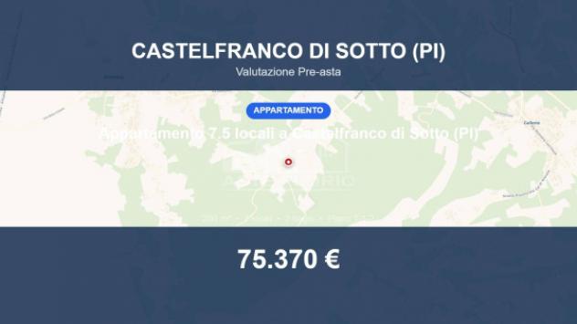 Immobile in asta di 200 m² con più di 5 locali in vendita a Castelfranco di Sotto