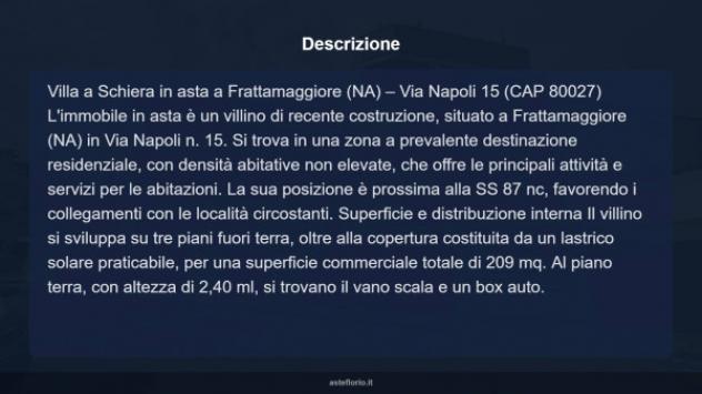 Immobile in asta di 209 m² con più di 5 locali e box auto in vendita a Frattamaggiore - Foto 18
