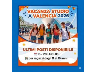 VACANZA STUDIO A VALENCIA 2026 ☀️🇪🇸