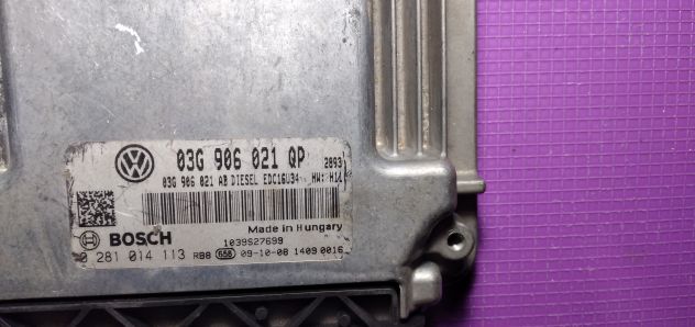 centralina motore Skoda 03G906021QP Bosch 0281014113 - Foto 5