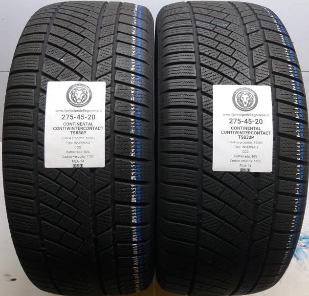 2 GOMME 275 45 20 CONTINENTAL A69203