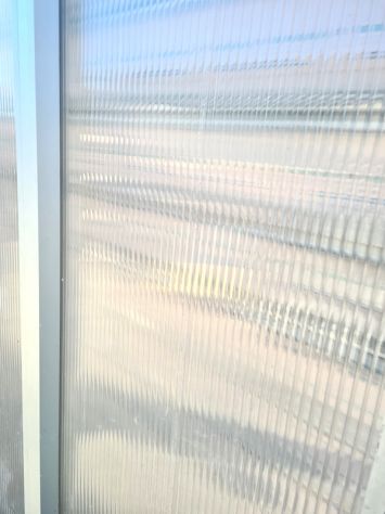 finestra in alluminio e plastica alveolare usata - Foto 3