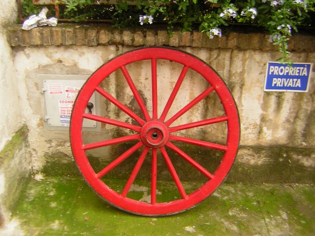 Ruota barroccio 1 metro diametro