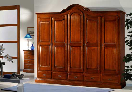 Armadio 5porte 5 cassetti L235 P60 H240 cod 10031